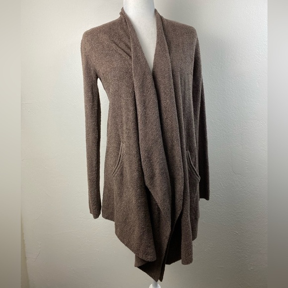 Barefoot Dreams Cozy Chic Lite waterfall Open front Cardigan Sweater Small / Med - Picture 12 of 15